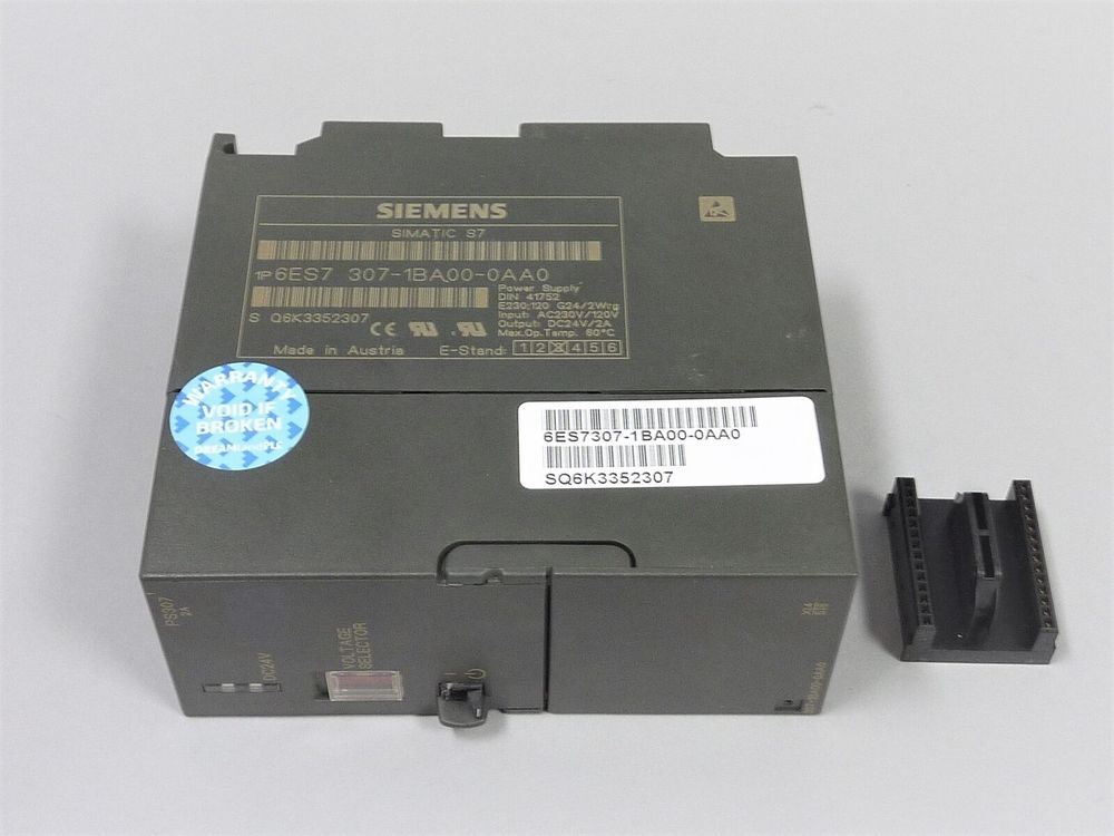 Б/у SIEMENS 6ES7307-1BA00-0AA0 Б/у SIEMENS 6ES7307-1BA00-0AA0