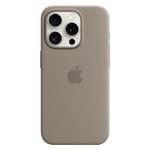 Силиконовый чехол с поддержкой MagSafe Apple Silicone Case для iPhone 15 Pro, Clay (Пепельно-коричневый)