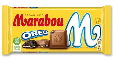 Marabou Шоколад молочный с печеньем Oreo 185 г (из Финляндии)
