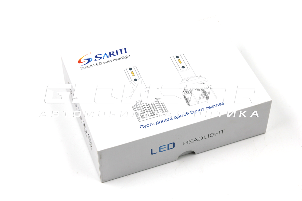 Светодиодные лампы H3 Sariti E5 6000K, 12V, 25W, Seoul CSP Y19 (комплект, 2шт)