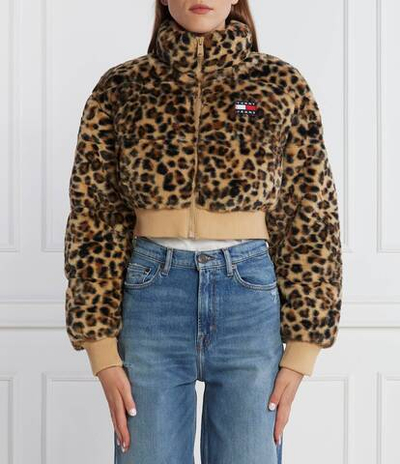 Куртка LEO FAUX Tommy Jeans - коричневый(DW0DW16583)