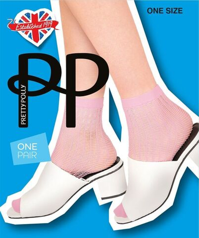 Трендовые носки в сетку Fashion Anklets (Размер: S-M-L) (Цвет: черный)