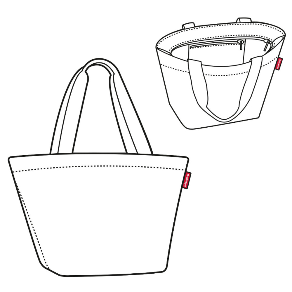 Сумка shopper m dark blue