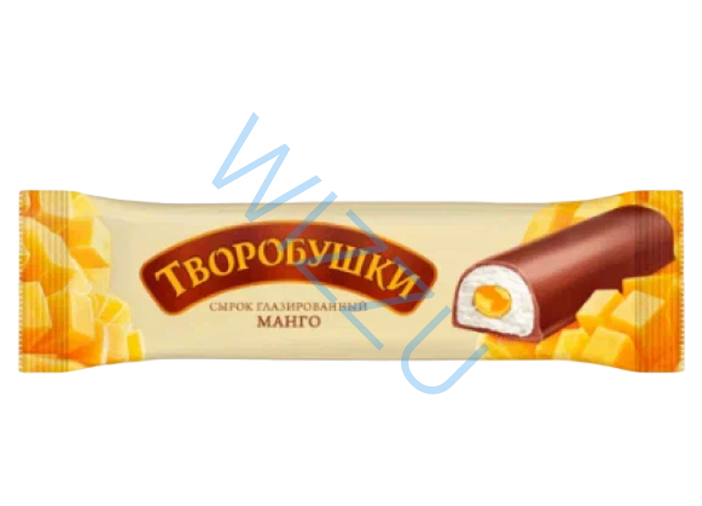 Сырок творожный глазированный Творобушки манго 20 % 40 г