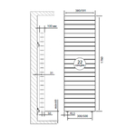 Радиатор Royal Thermo PianoForte Tower Bianco Traffico - 22 секц.