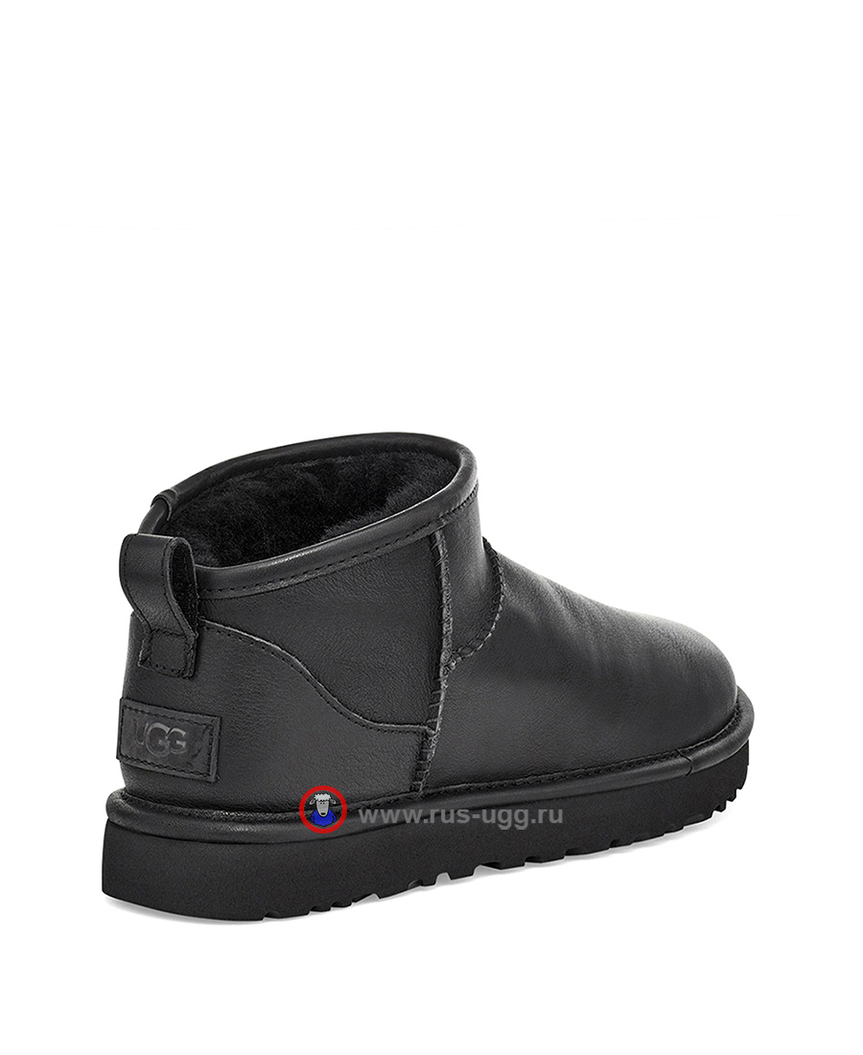 MEN'S ULTRA MINI MEN LEATHER Black