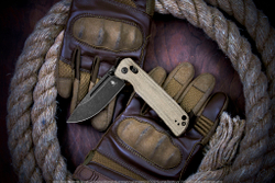 Складной нож Kizer Escort сталь 154CM BlackWash рукоять Микарта