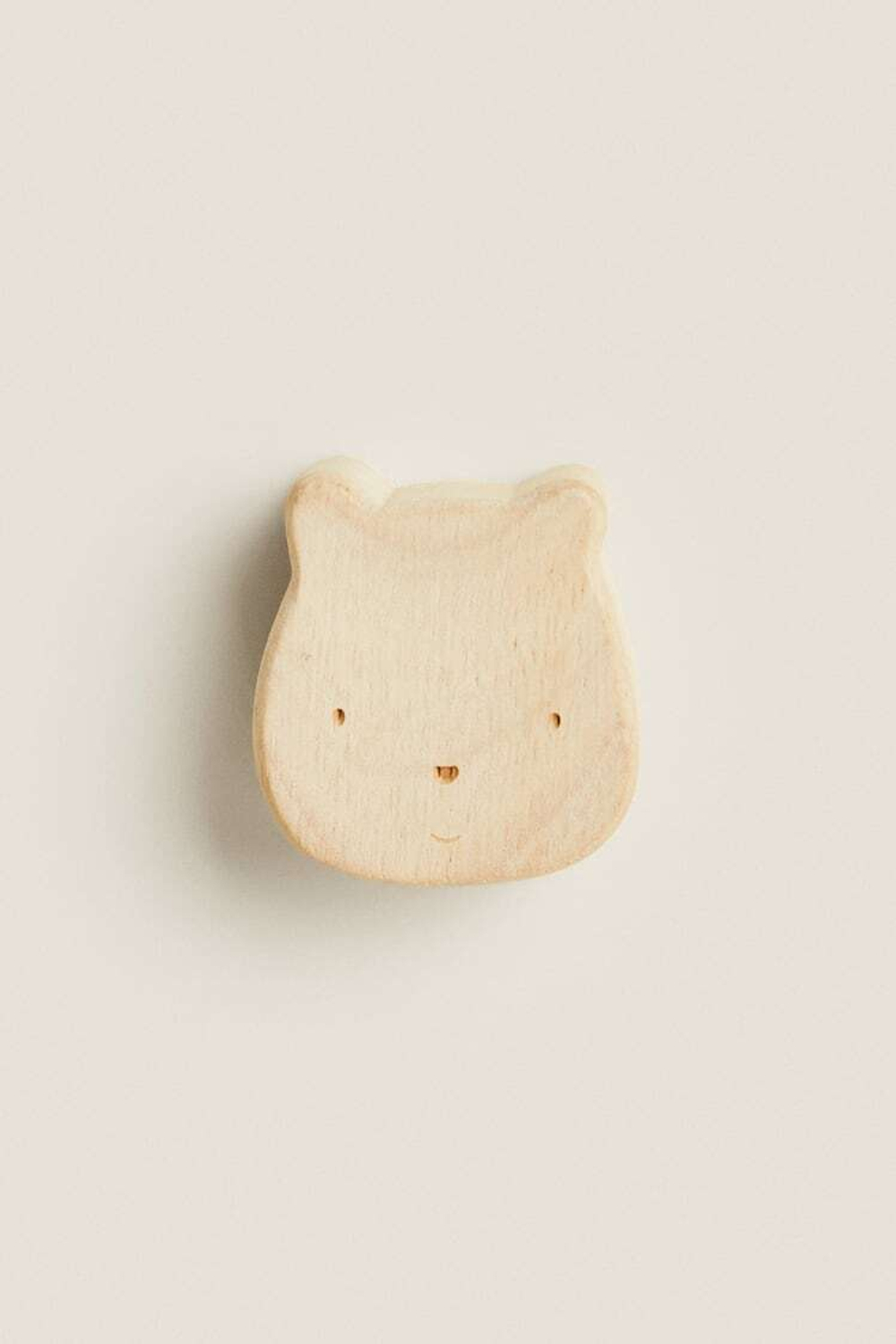 ZARA HOME ДВЕРНАЯ РУЧКА «МЕДВЕДЬ» (2 ШТ.) СВЕТЛО-БЕЖЕВЫЙ
