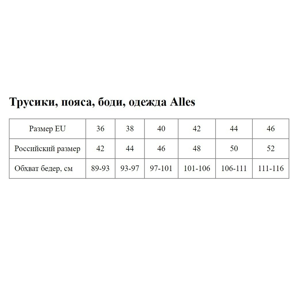 Трусики-слипы Latino с мелким рисунком (Размер: 40) (Цвет: черный)