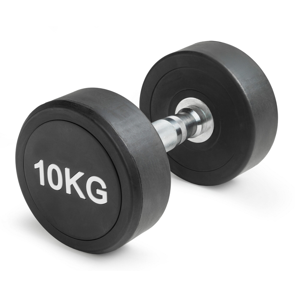 Гантель неразборная круглая 10 кг. VictoryFit VF-R100