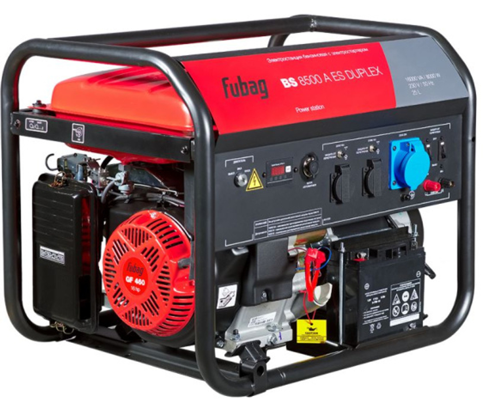 Электростанция бензиновая FUBAG bs 8500 a es duplex