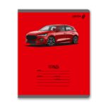 Тетрадь ученическая школьная, выборочный лак, A5 18 л. на скобе 65 г/м², белизна 100% 20 шт линия, 01454 Дрифт, Светоч Т185