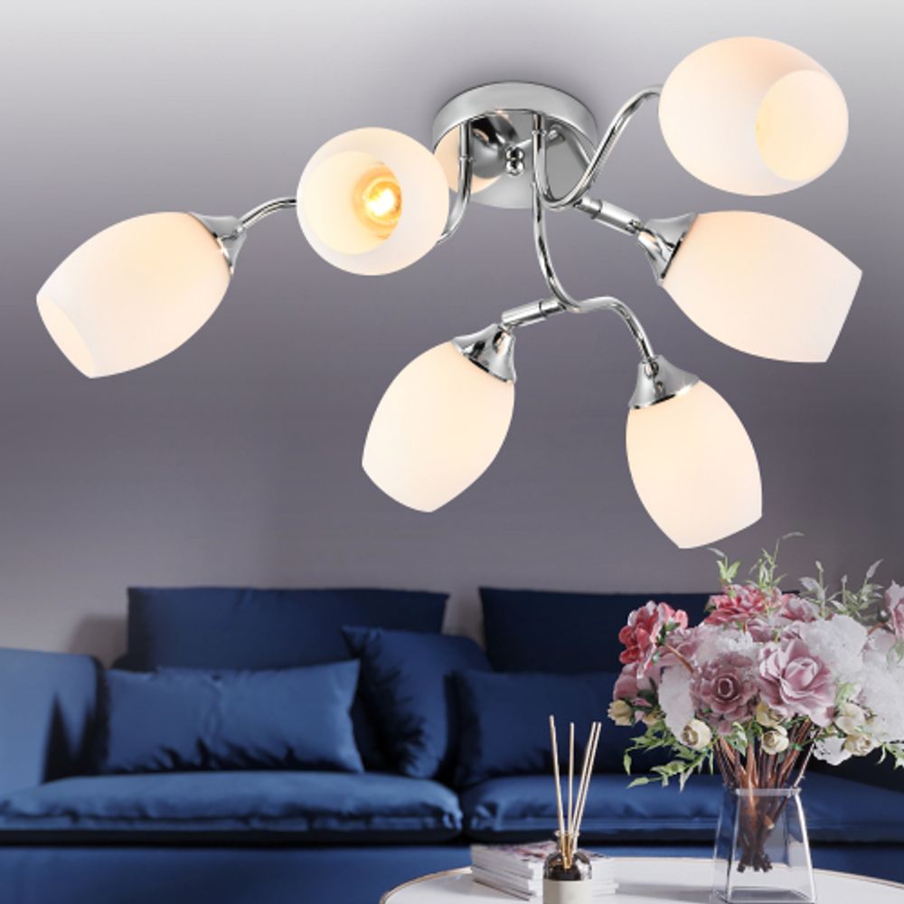 Люстра Rivoli Hollie 3135-306 6 х Е27 60 Вт модерн | Лайт