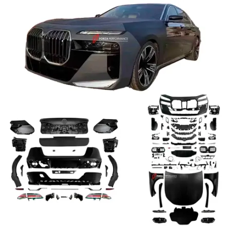 Обвес переделка для BMW 7 серии F02 2008-2015 в G70 2023+ Рестайлинг БМВ