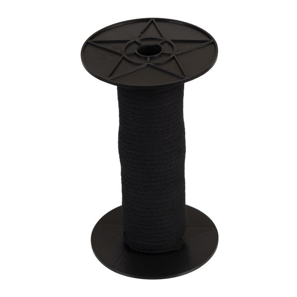 Тесьма (лента) киперная (100% х/б) 5 мм / 50 метров, черный/black, Gamma TCT-5