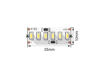 Светодиодная лента 3014, 240 LED/м, 24 Вт/м, 12В , IP20, Цвет: Теплый белый, SWG4240-12-24-WW-M