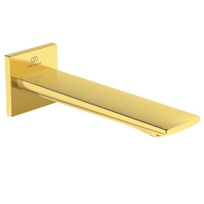 Настенный излив Ideal Standard Conca для раковины , цвет - Brushed Gold/Шлифованное