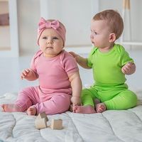 Боди с коротким рукавом "Лайм" 0+