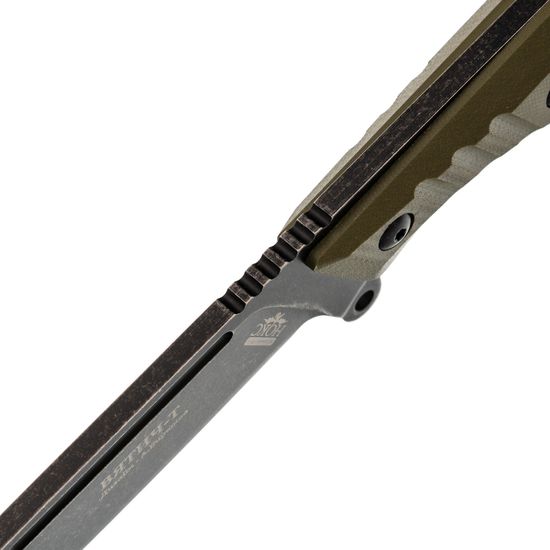 Нож НОКС Вятич Т Black, сталь D2, рукоять зеленый G10 603-509444