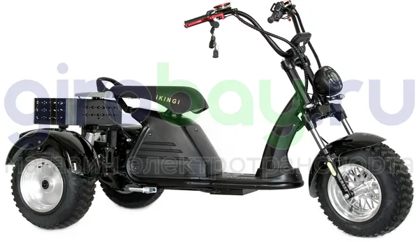 Электроскутер IKINGI M6 PRO TRIKE 6000W - Чёрный фото №4