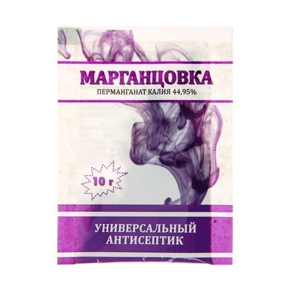 1409270 Перманганат калия (марганцовка) 44,95% 10 г 1409270 Перманганат калия (марганцовка) 44,95% 10 г
