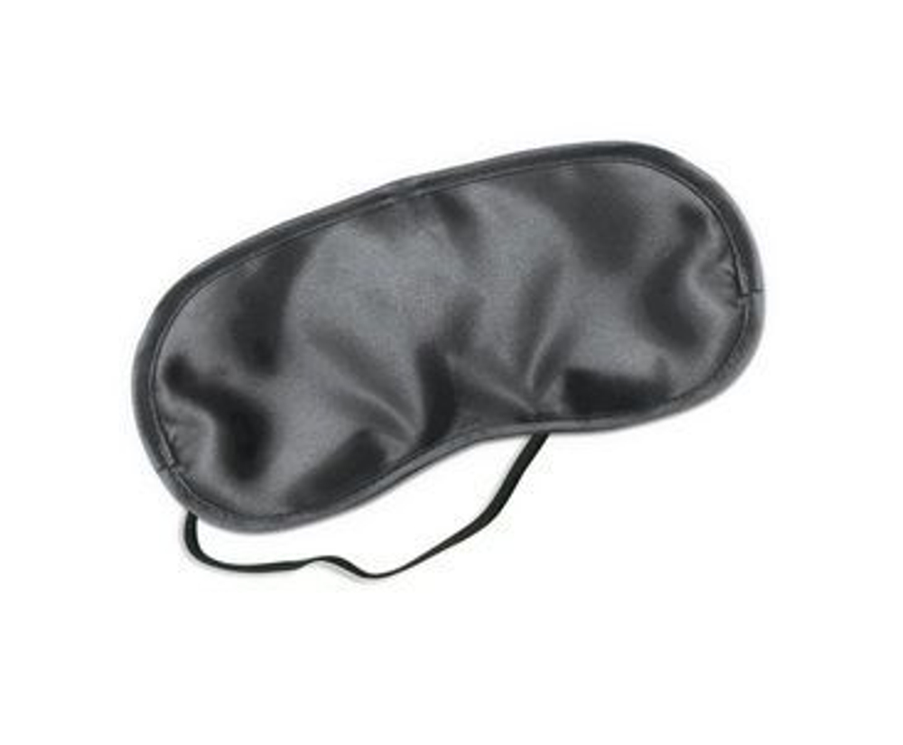 Эротическая маска на глаза Satin Love Mask (Цвет: черный)