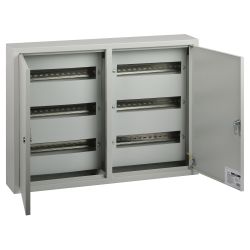 Корпус металлический навесной ЭРА ЩРН-90 2-х дверный (500х680х120) IP31 УХЛЗ серый | Электротовары