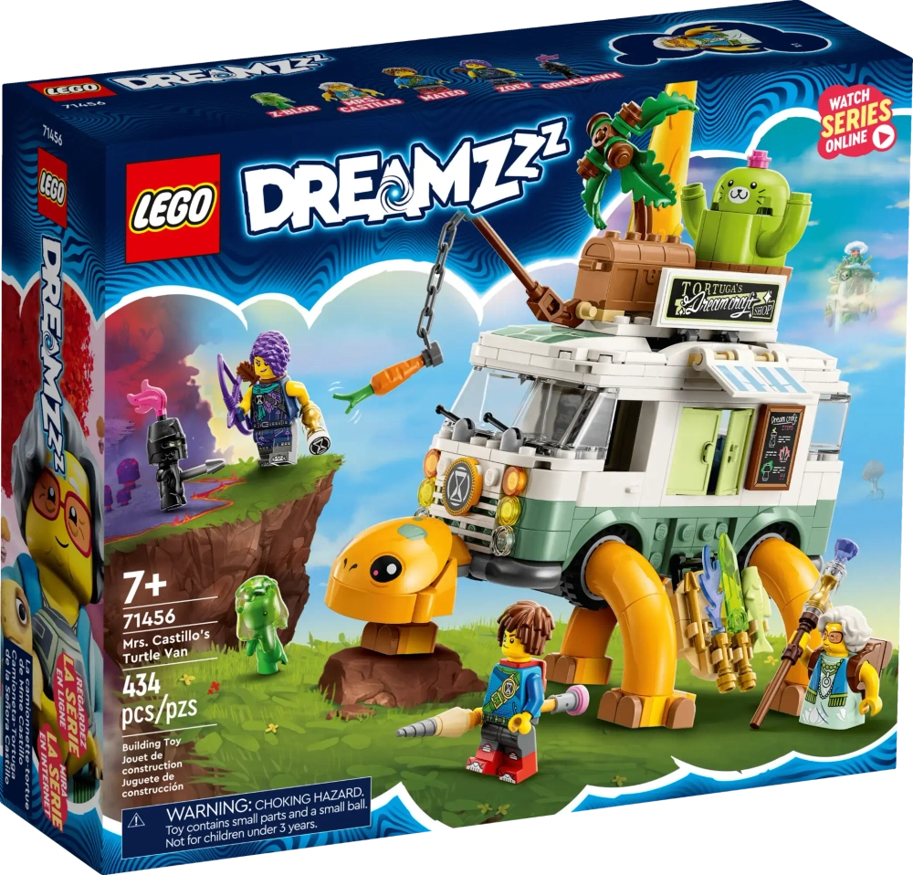 Конструктор LEGO DREAMZzz 71456 Черепаший фургончик миссис Кастильо