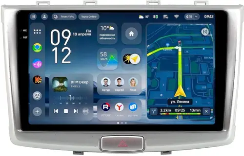 Магнитола для Haval H6 2015-2019 (рынок РФ) - Teyes CC4-PRO монитор 10.36" 2K QLED на Android 13, Быстрейшая, Snapdragon 778G, ИИ, CarPlay, DSP, 4G SIM-слот