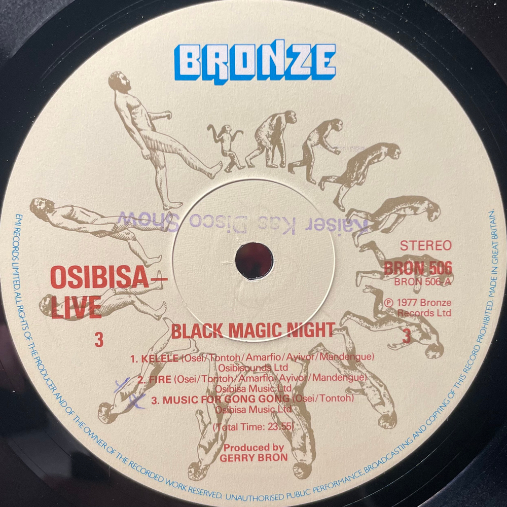 Osibisa ‎– Black Magic Night 2LP (Англия 1977г.)