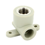 Уголок комбинированный с креплением FV-Plast 20x1/2" внутренняя резьба