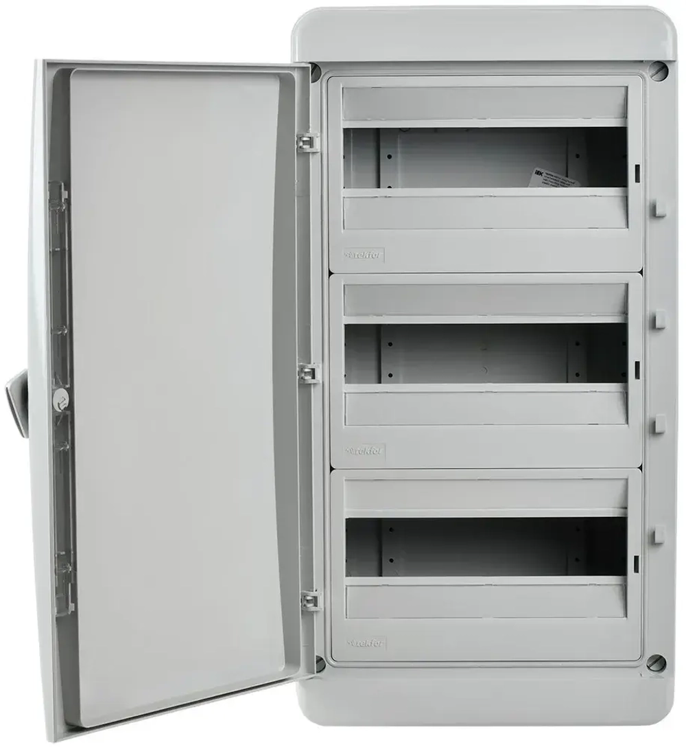 Корпус пластиковый КМПн-36 IP65 серая непрозрачная дверь TEKFOR IEK