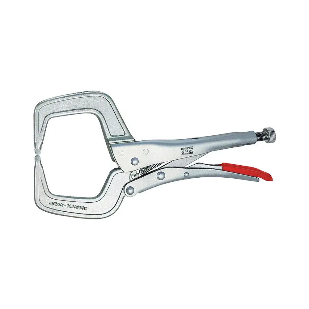 Клещи зажимные сварочные никелирование 280 мм Knipex 42 34 280
