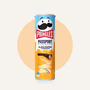 Чипсы Pringles со вкусом чёрного перца и сыра Пармезан, 110 г (Китай)