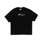 A Bathing Ape Logo Relaxed Fit Tee черный
