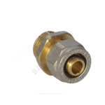 Муфта МП латунь никель обжим Дн 16х1/2" НР ГОСТ 32415-2013 7001 Aquasfera 7001-01