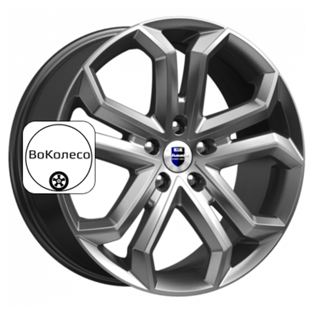 8,5x19/5x112 ET48 D66,6 Пандора (КС466) Дарк платинум K&K