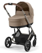 Коляска Cybex Balios S Lux TPE 2025 Cloud G i-Size Moon Black Plus 3 в 1 Almond Beige с дождевиками
