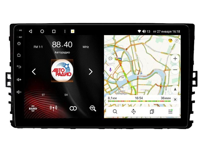 Магнитола для Volkswagen Teramont 2018-2022 - Vaycar VA81U-9010 на Android 13, Быстрая, 4G SIM-слот