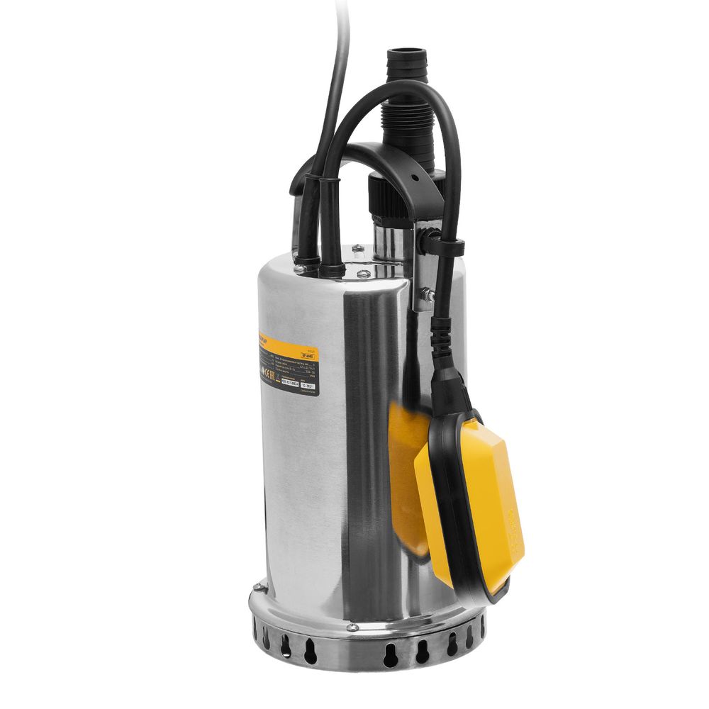 Насос дренажный DP-600X, 600 Вт, подъем 7,5 м, 8500 л/ч Denzel