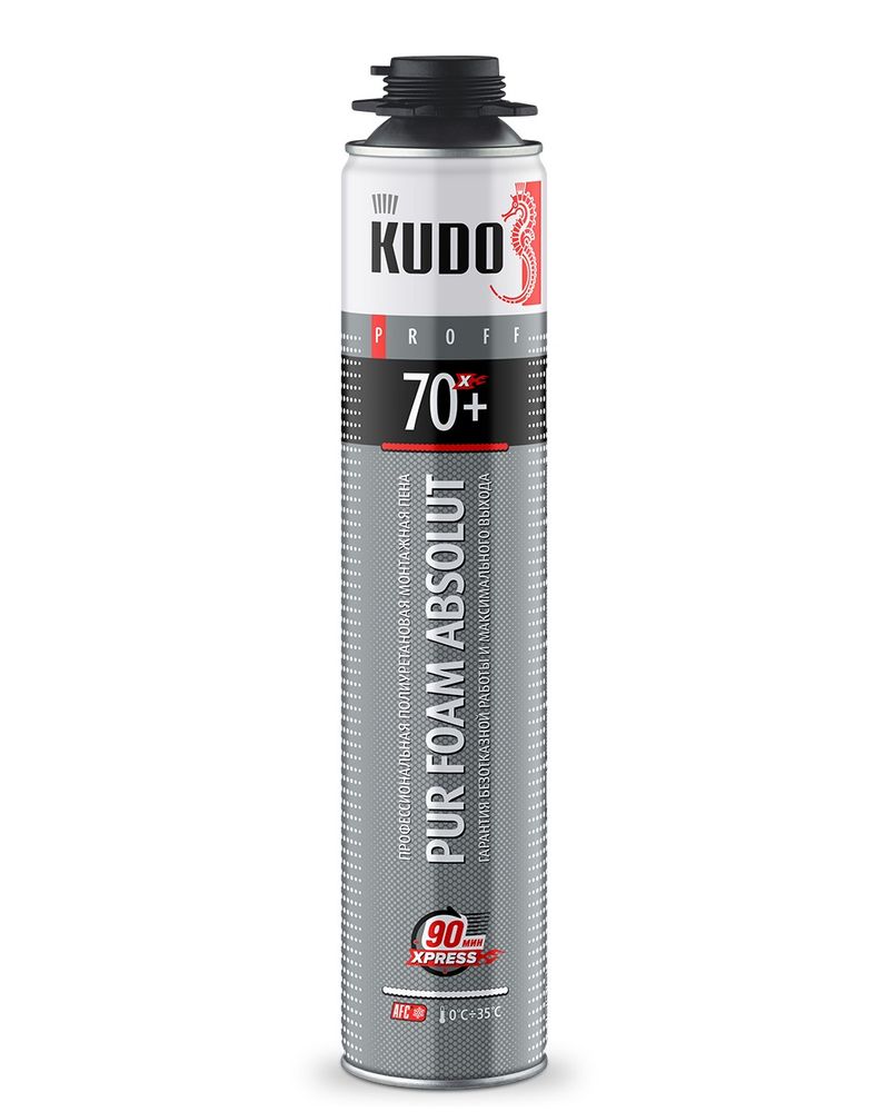 Пена монтажная KUDO PROFF 70+ профи 1000г / KUPP10SХ70+ Пена монтажная KUDO PROFF 70+ профи 1000г / KUPP10SХ70+