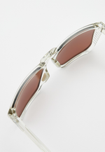 Спортивные очки 100% RENSHAW - Polished Crystal Haze - HiPER Silver Mirror Lens