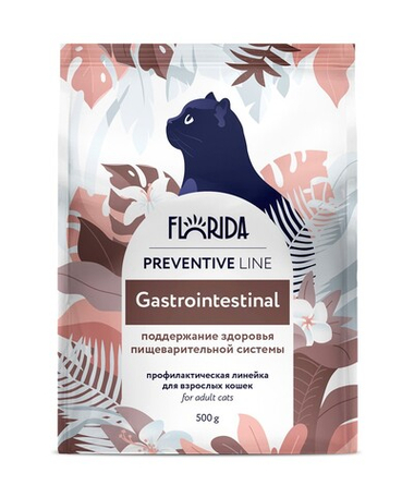Florida Preventive Line Gastrointestinal для кошек 500 г