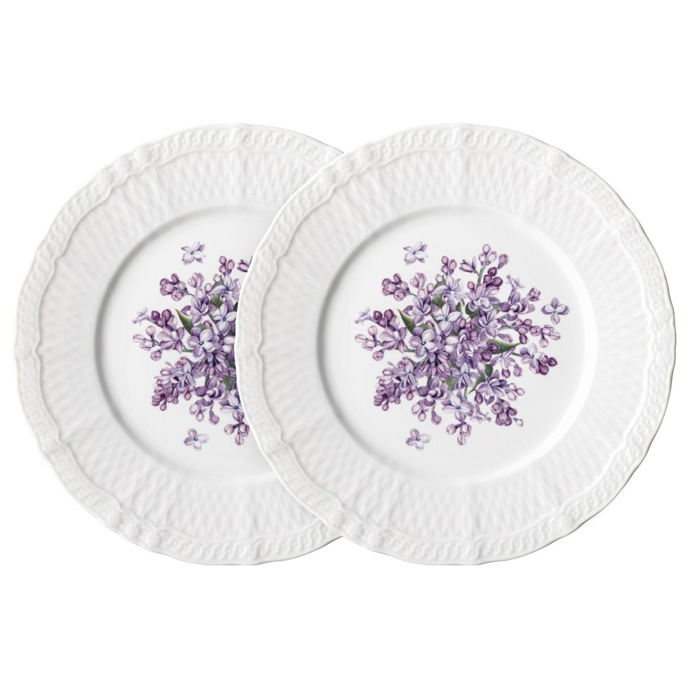 НАБОР ТАРЕЛОК ЗАКУСОЧНЫХ LEFARD "LILAC" 2 ШТ. 20,5 СМ (КОР=24НАБ.)