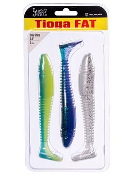 Виброхвосты съедоб. искусст. LJ Pro Series TIOGA FAT 5.8in (14.70)/MIX4 3шт.