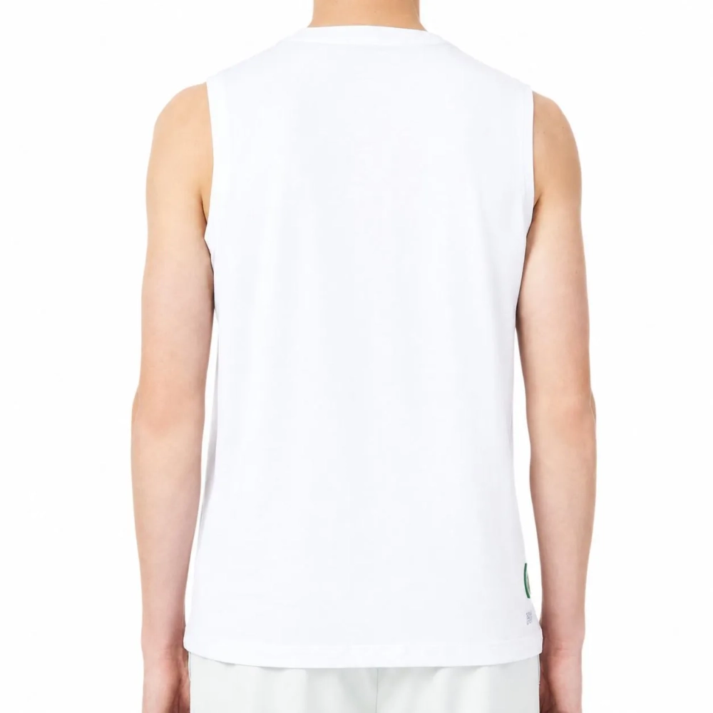Мужская теннисная футболка Lacoste Ultra Dry Sport - white