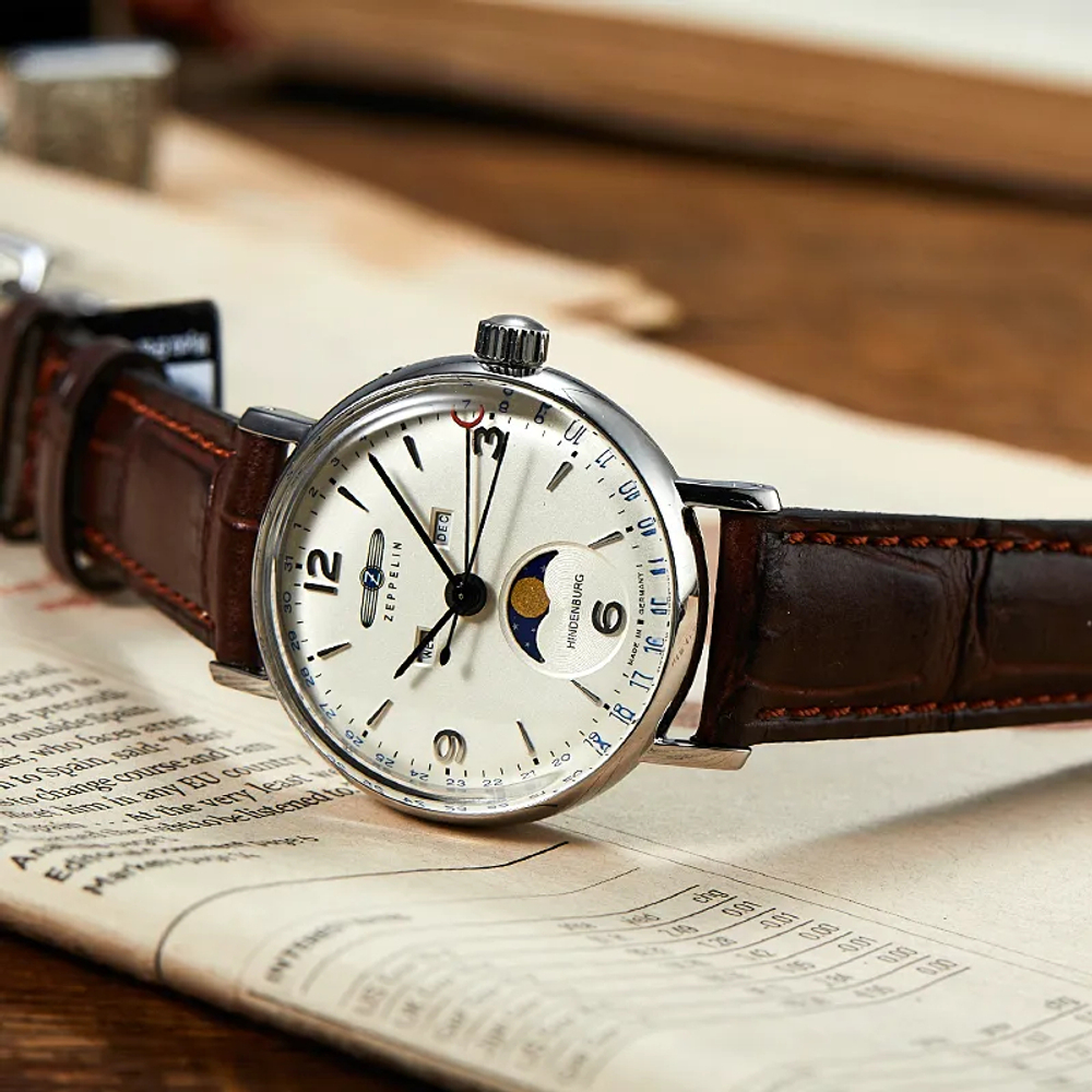 ZEPPELIN Quartz Movement Men"s Watches Watch White Dial