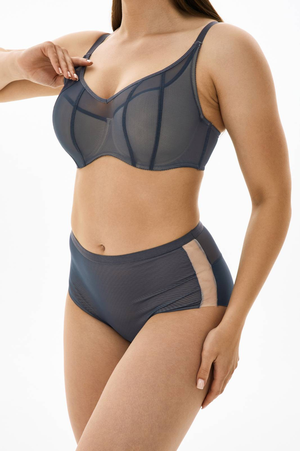Трусы слипы с высокой линией талии ZE:BRA_754008