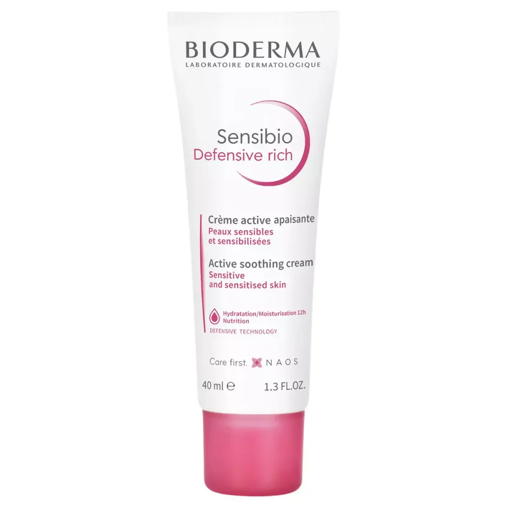 Крем насыщенный увлажняющий для чувствительной кожи лица Bioderma Sensibio Defensive Rich 40 мл