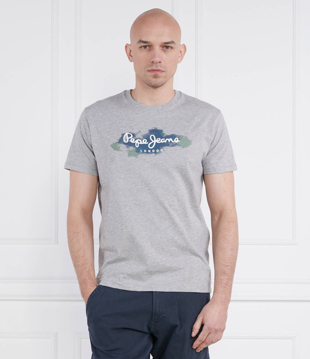 Футболка RAFFAEL Pepe Jeans London - серый(PM508675)